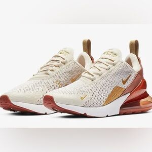 Nike Air Max 270 Sneakers “Light Cream Terra Blush” W7 Great Condition